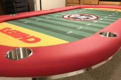 KC Chiefs Custom Poker Table