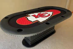 Kansas City Chiefs Poker Table