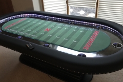 Custom Husker Poker Table