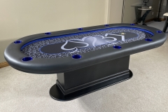 Blue Custom Poker Table