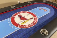 Custom St Louis Cardinals Poker Table