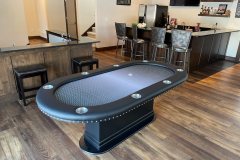 Diamond Plate Custom Poker Table