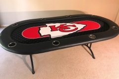 KC Chiefs Arrowhead Poker Table