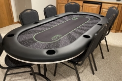 Lime Poker Table