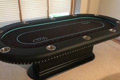 Turquoise Custom Poker Table