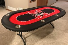Nebraska Cornhusker Poker Table