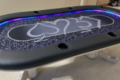 Poker Table with LED Lights