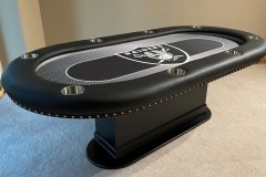 Las Vegas Raiders Custom Poker Table
