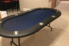 Midnight Blue Custom Poker Table