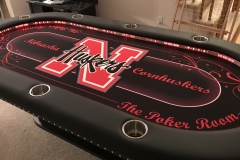 Husker Custom Poker Table