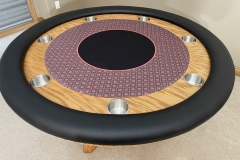 54" Round Poker Table