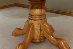 8" Oak Pedestal