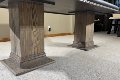 Dual Column Solid Oak Base 