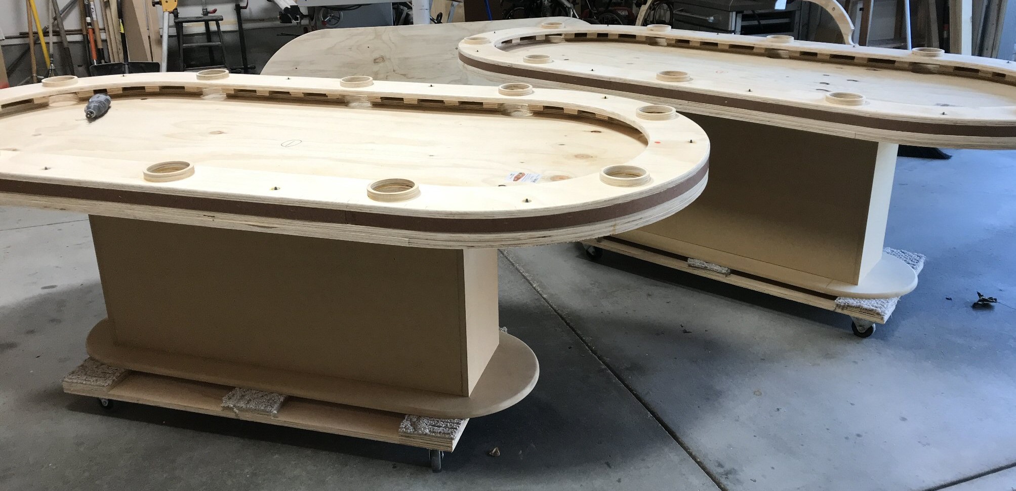PplPoker.com Custom Poker Table Construction