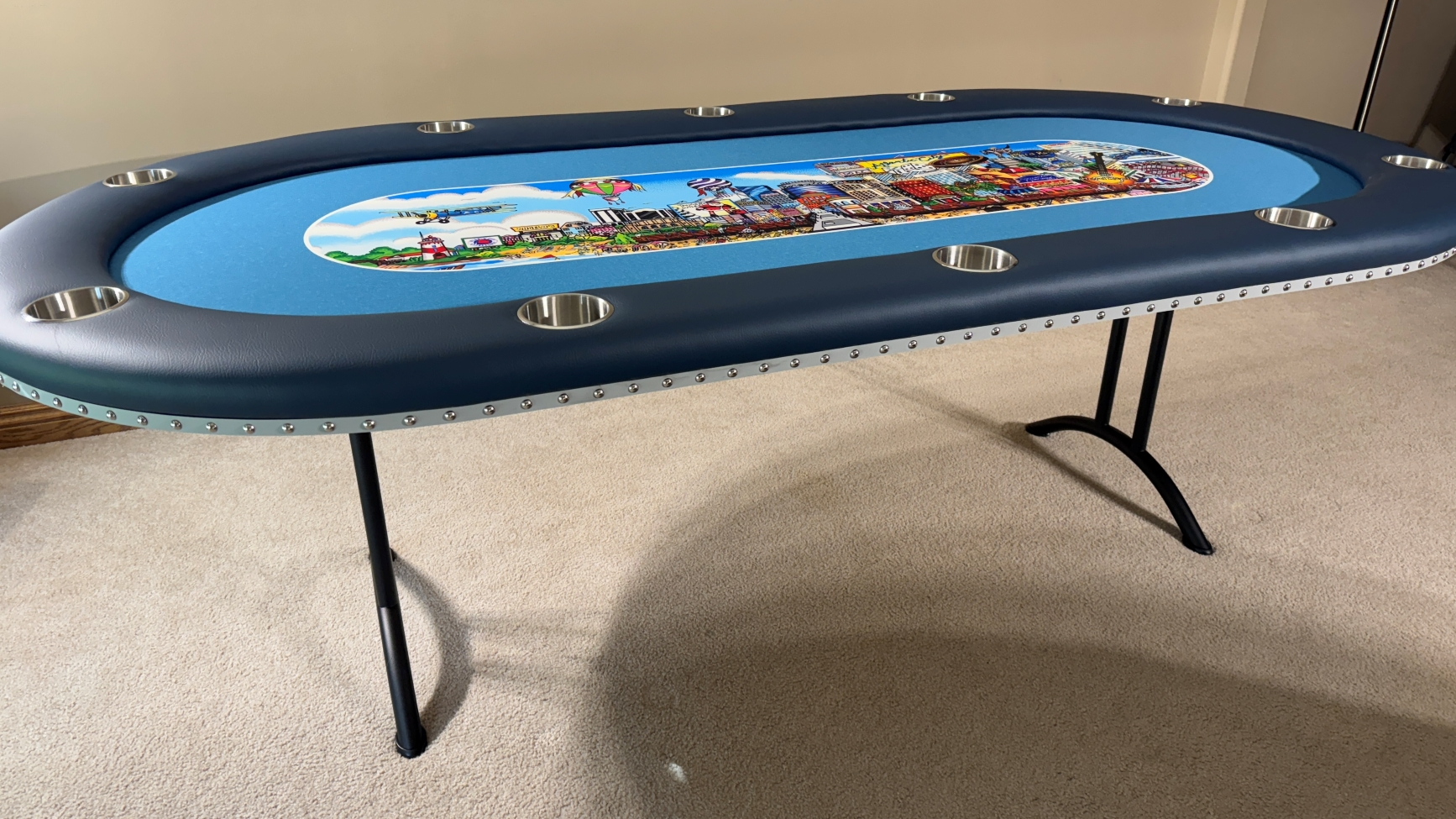 Atlantic City Poker Table