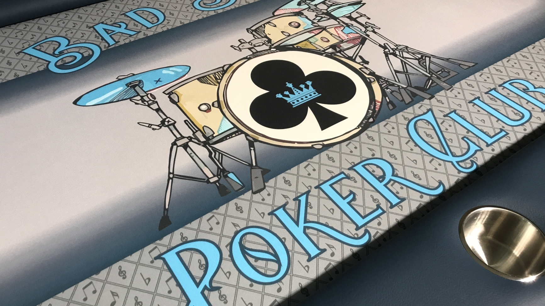 Bad Beat Poker Cloth Bad Beat Poker Club Custom Cloth