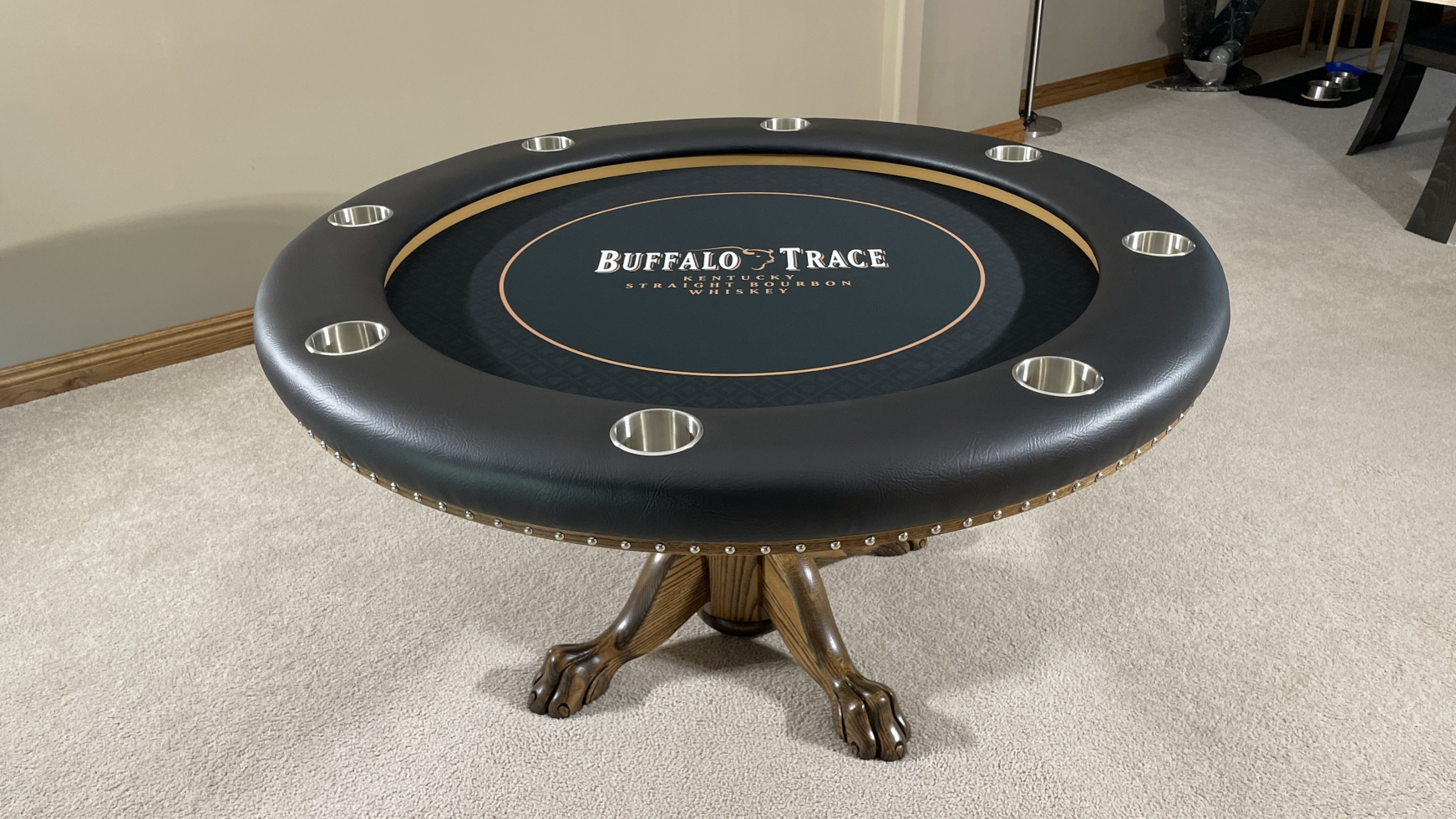 Buffalo Trace Poker Round Buffalo Trace Poker Table