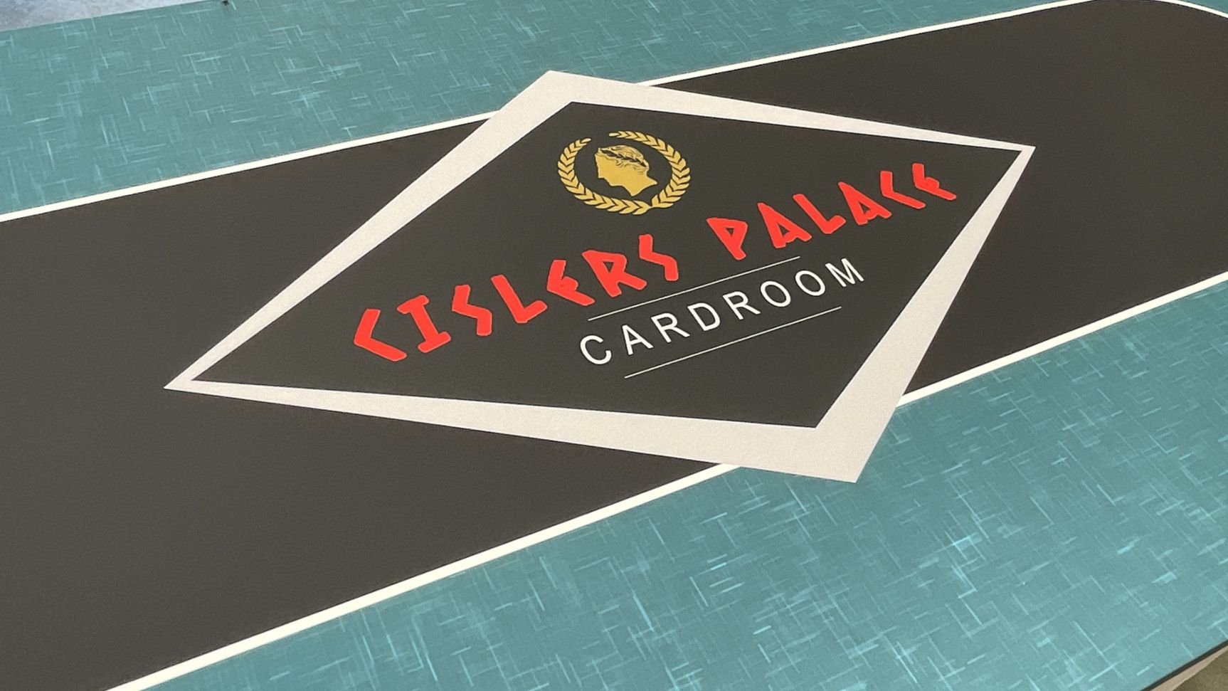 Cislers Palace Poker Custom Design Cislers Palace Poker Cloth