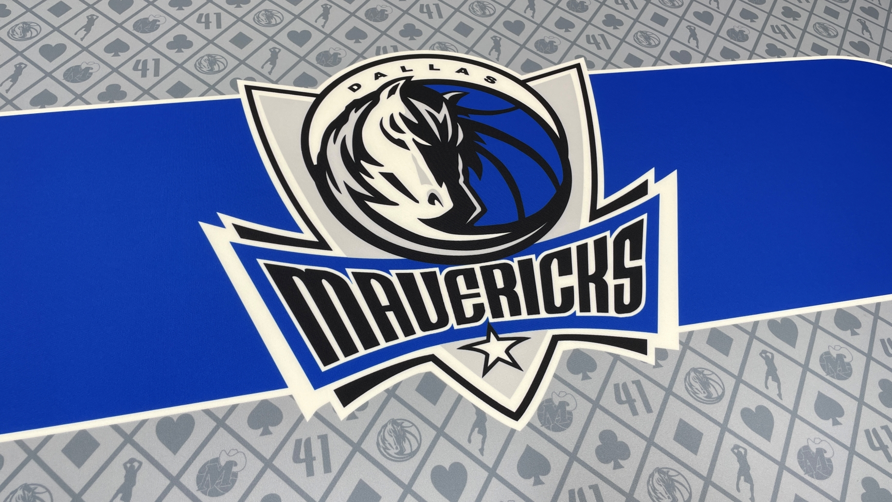 Dallas Mavericks Poker Cloth Dallas Mavericks poker table gaming cloth