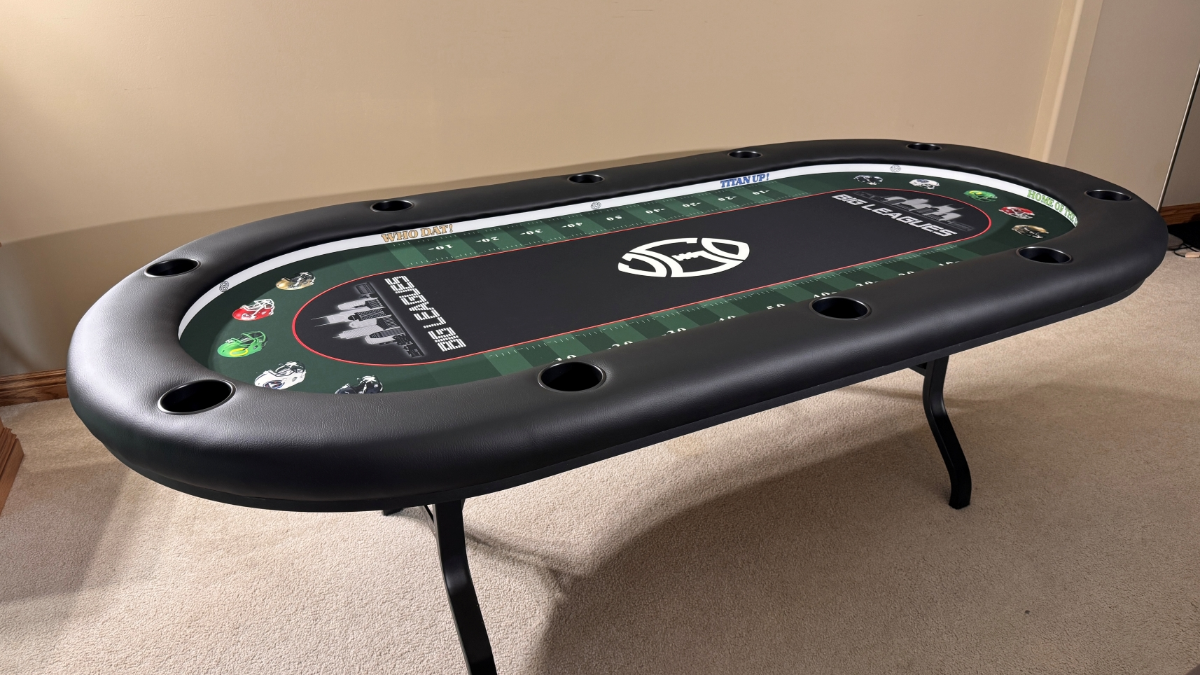 Football poker table