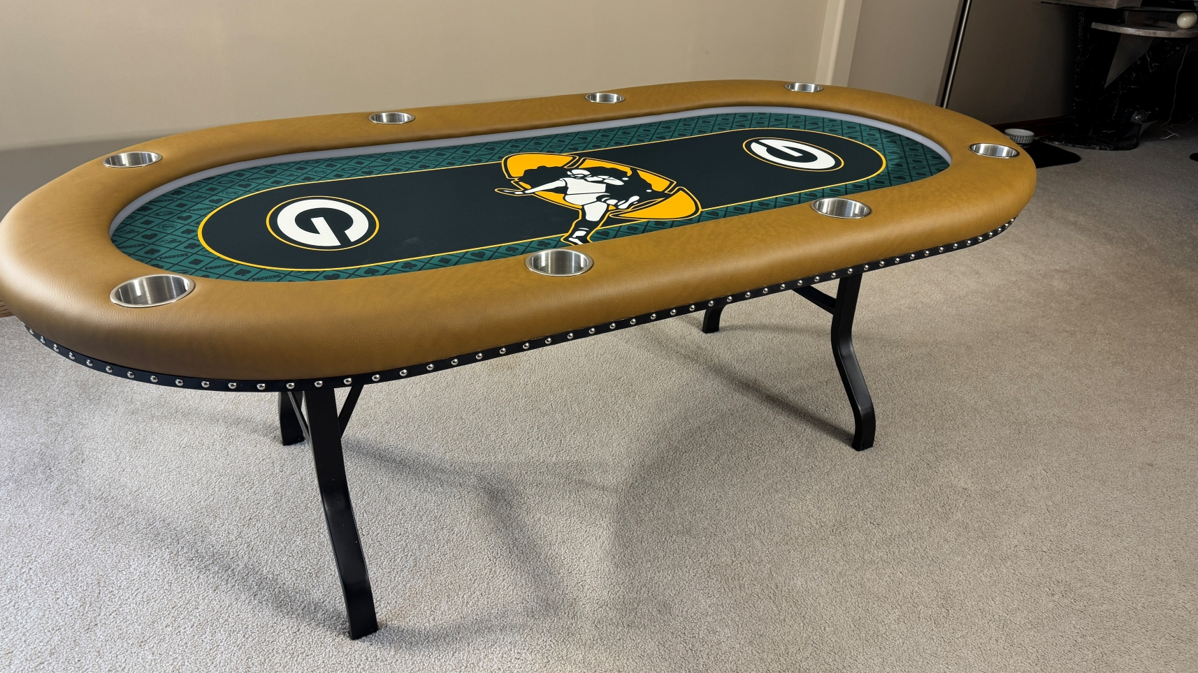 Green Bay Packers poker table green bay packers custom poker table