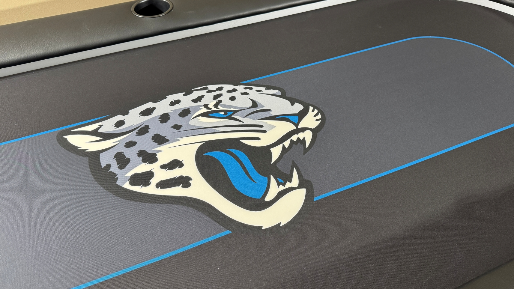 Jacksonville Jaguars custom poker cloth
