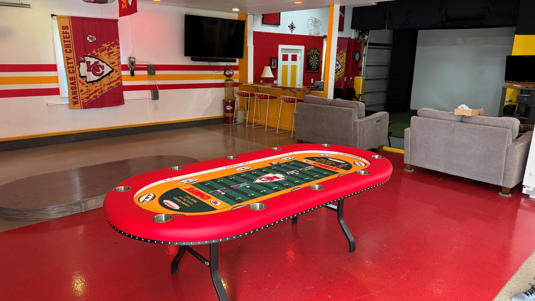 KC Chiefs Game Room
