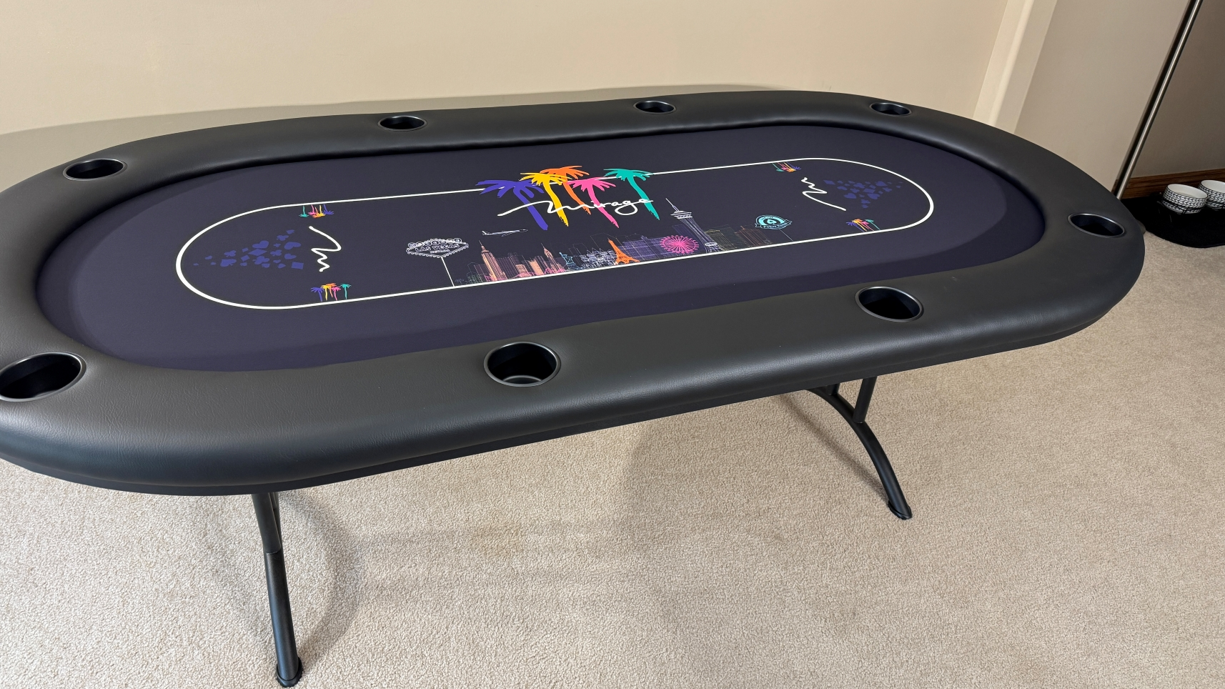 Mirage poker table poker table with Mirage casino theme