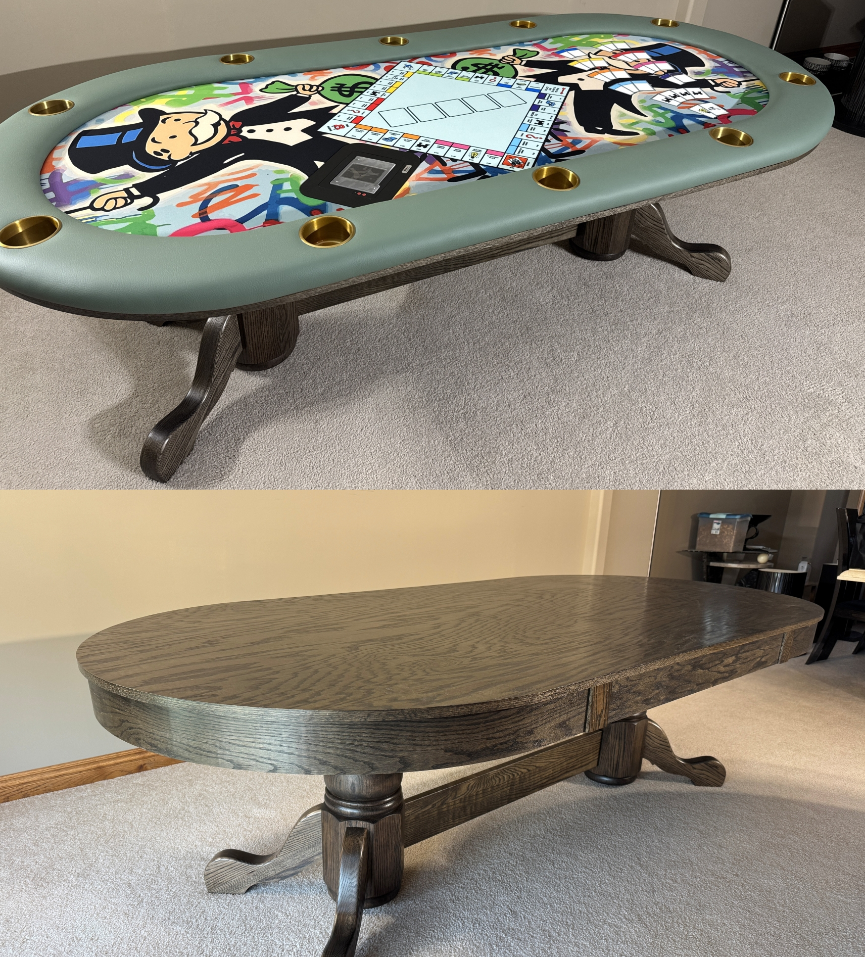 Monopoly game table
