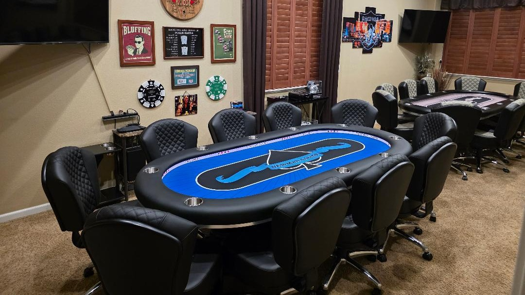 Home Poker Room home poker room with pplpoker.com custom poker tables