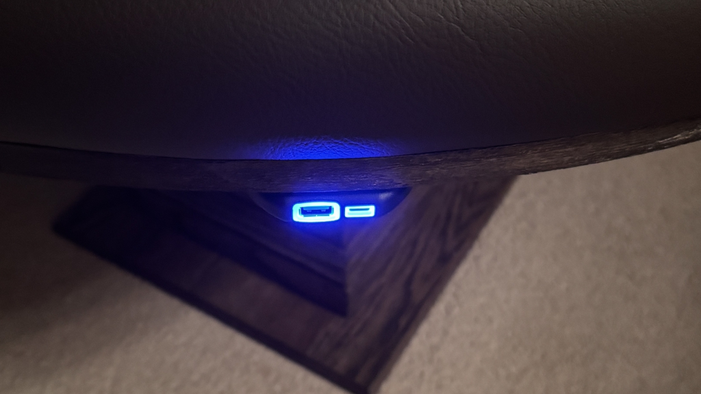 USB and USB-C Charger for Poker Table