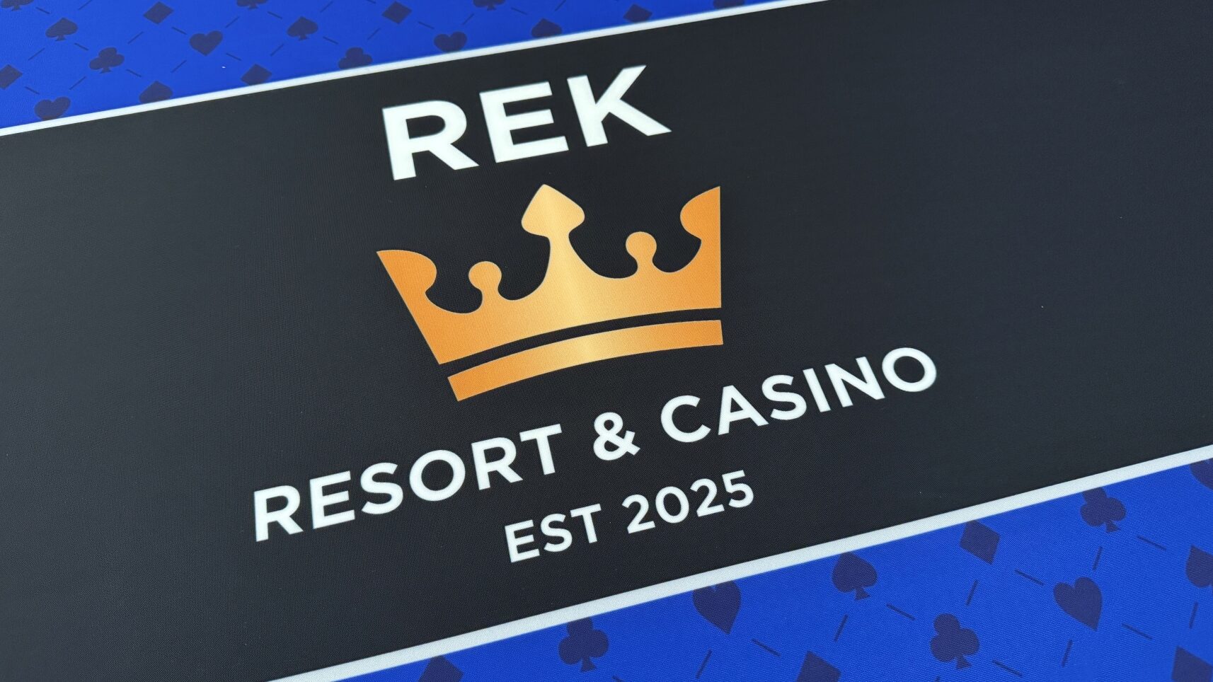 REK Hotel and Casino REK Hotel & Casino Custom Poker Cloth