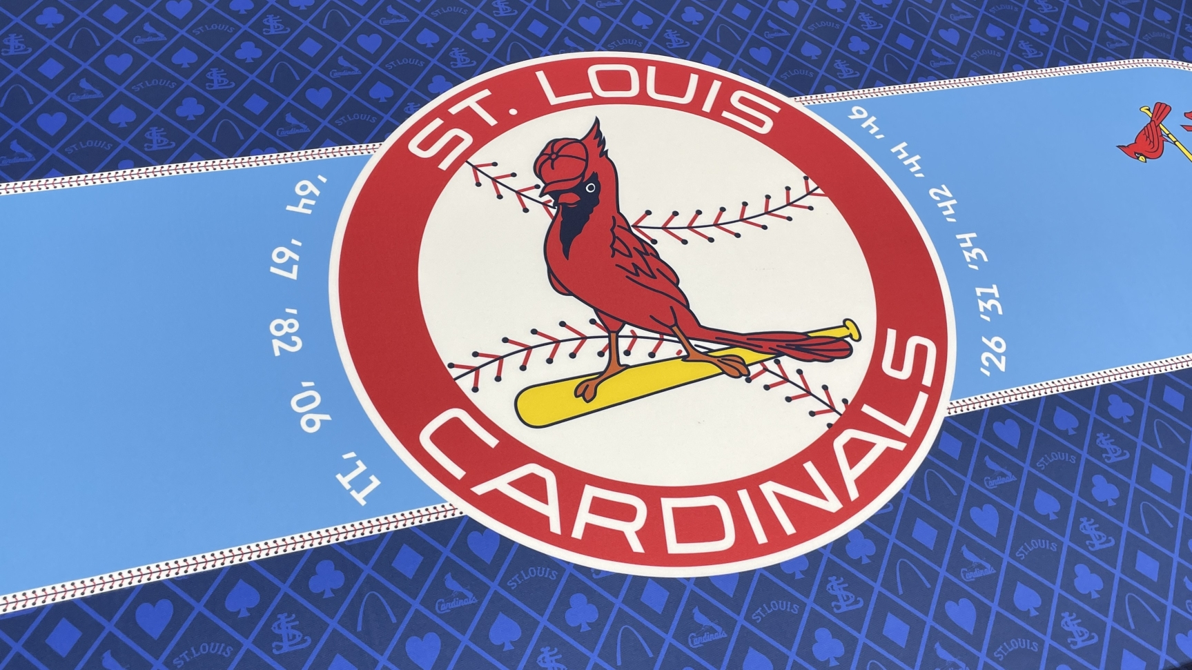 St Louis Cardinals Poker St Louis Cardinals Custom Poker Cloth