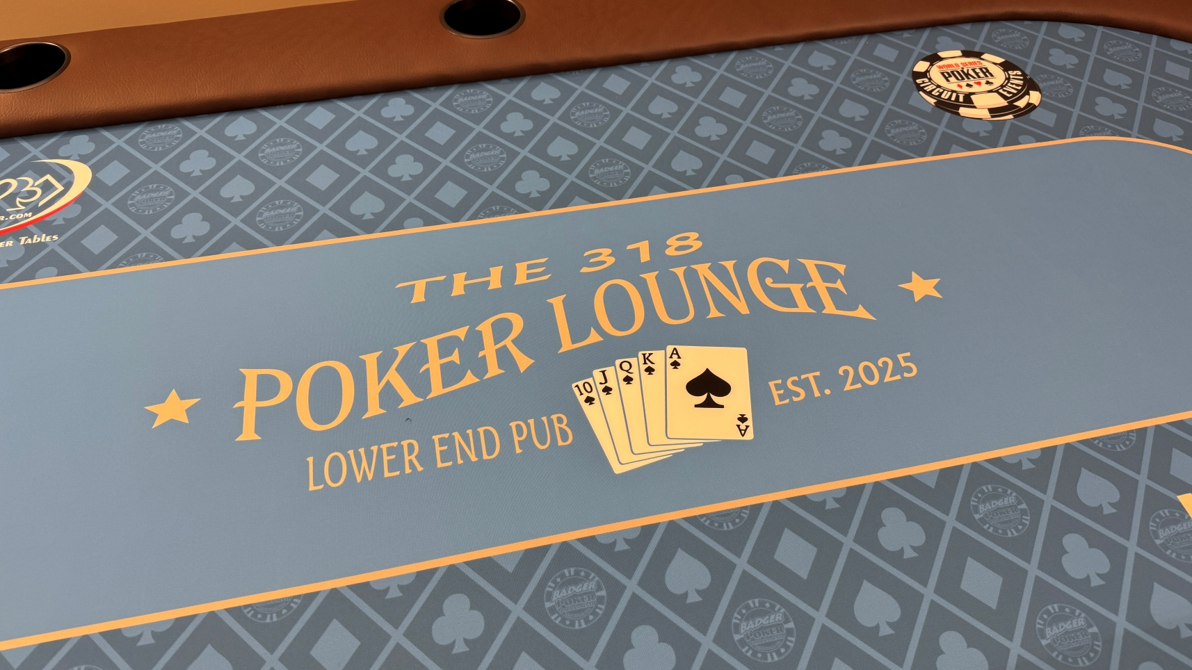 Wisconsin poker league custom cloth