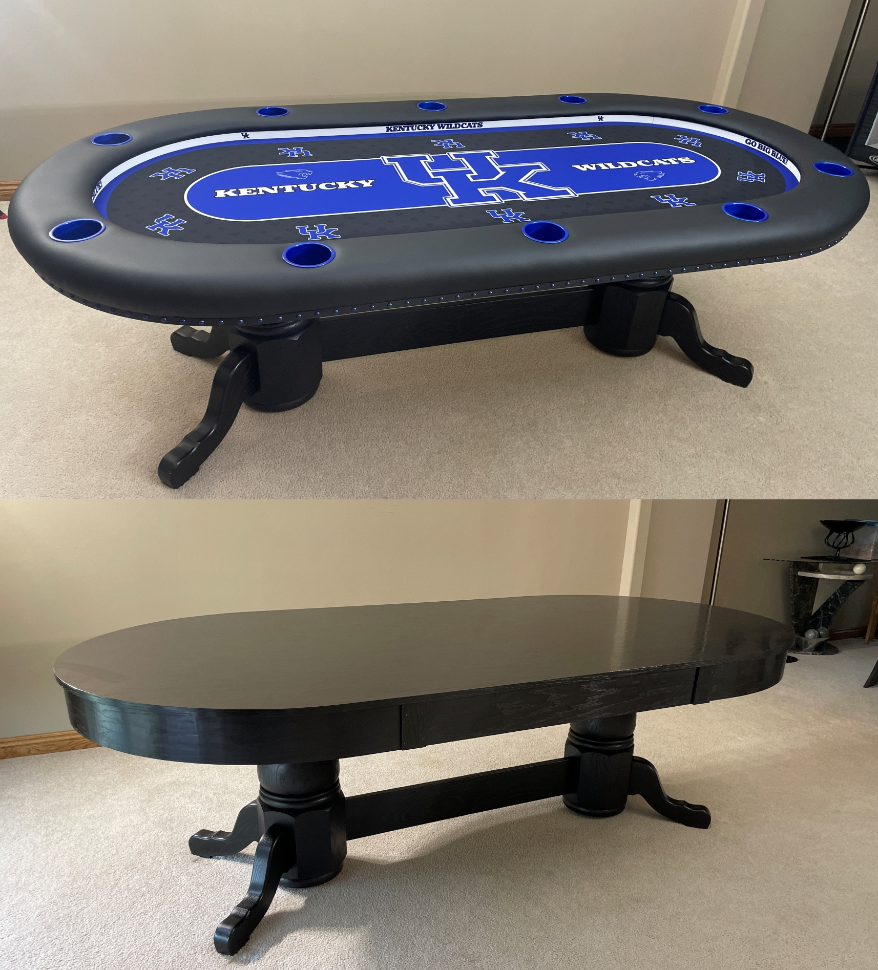 kentucky wildcat poker table