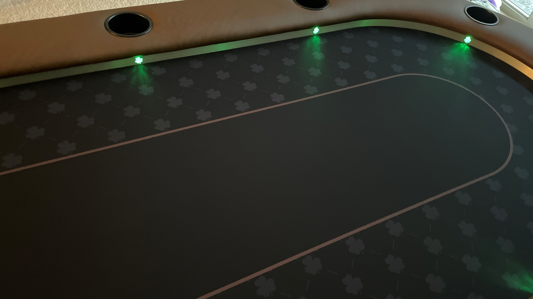 shamrock poker table cloth shamrock poker table cloth with led lights